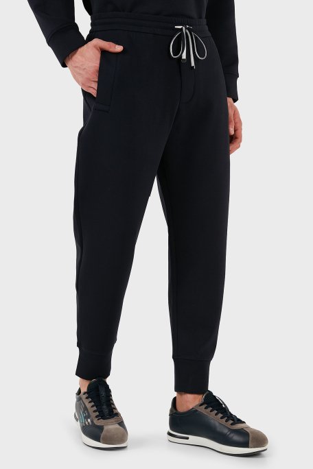 Emporio Armani Logolu Elastik Bel Bantlı Regular Fit Jogger Erkek Pantolon 8N1P92 1JHSZ 0920 LACİVERT - 4
