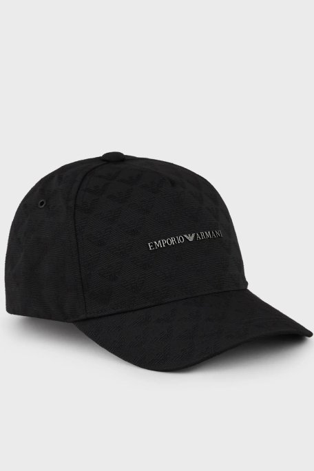 Emporio Armani Logolu Erkek Şapka 627924 CC985 00020 SİYAH - 1