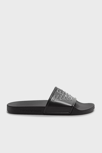 Emporio Armani Logolu Erkek Terlik S XVPS01 XN129 00002 SİYAH - 1