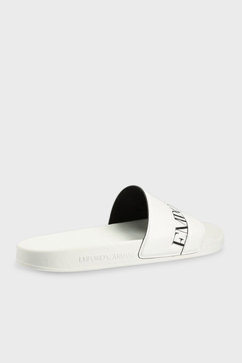 Emporio Armani Logolu Erkek Terlik S XVPS02 XN126 00001 BEYAZ - 3