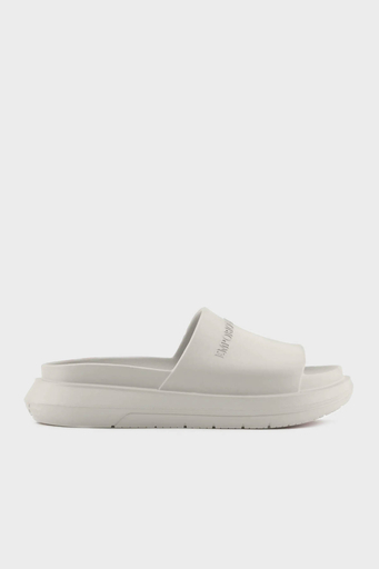 Emporio Armani Logolu Erkek Terlik X4P134 XD405 01791 BEJ - 1