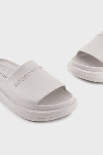 Emporio Armani Logolu Erkek Terlik X4P134 XD405 01791 BEJ - 6