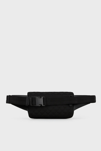 Emporio Armani Logolu Fermuarlı Erkek Bel Çantası Y4O312 Y022V 81336 SİYAH - 4