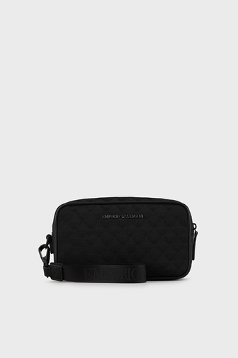 Emporio Armani Logolu Fermuarlı Erkek Çanta Y4R356 Y022V 81336 SİYAH - 1