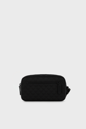 Emporio Armani Logolu Fermuarlı Erkek Çanta Y4R356 Y022V 81336 SİYAH - 3