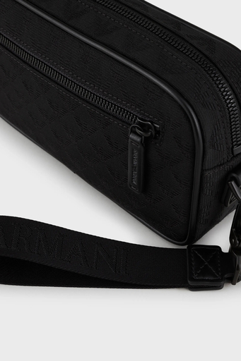 Emporio Armani Logolu Fermuarlı Erkek Çanta Y4R356 Y022V 81336 SİYAH - 5
