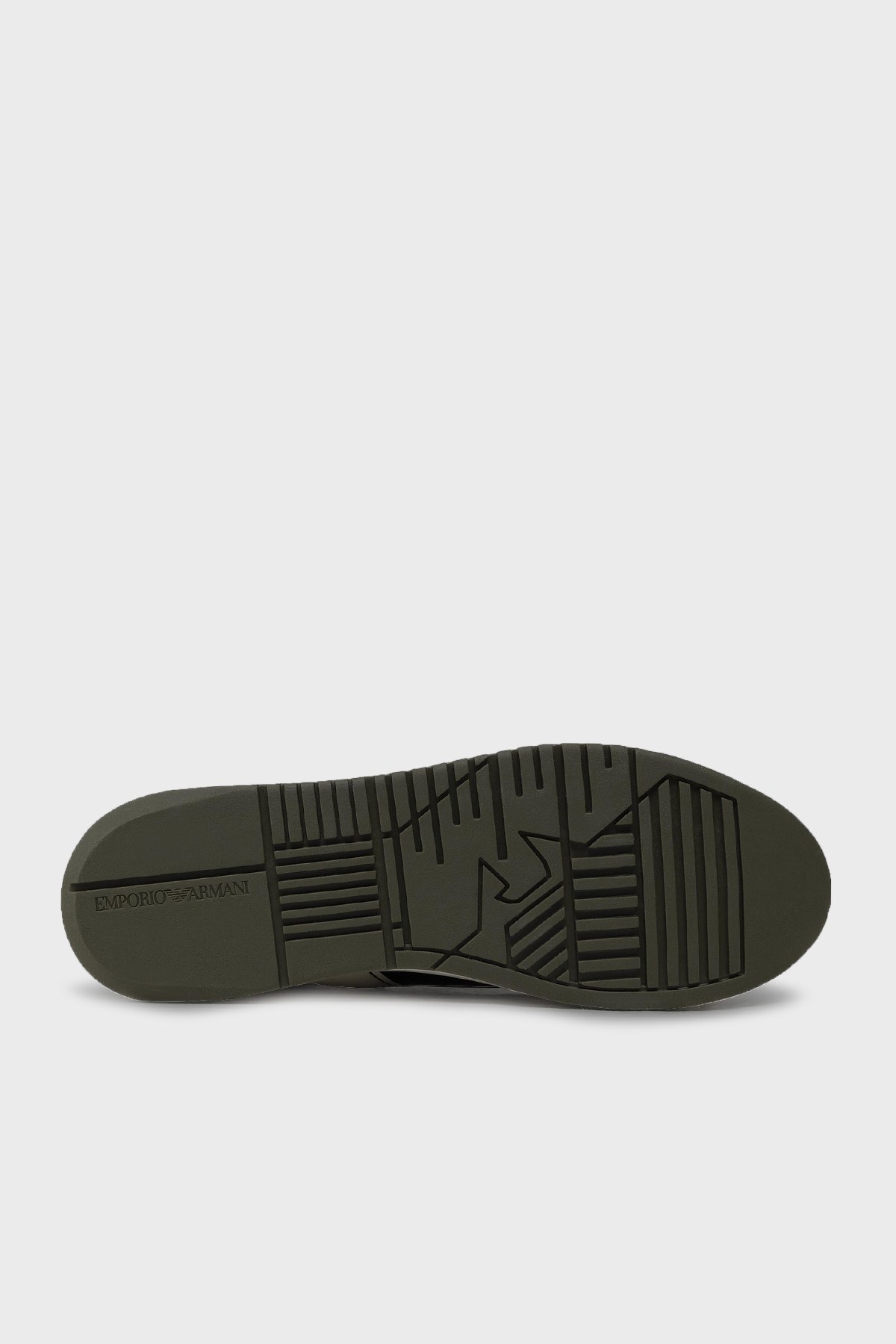 Emporio Armani Logolu Hakiki Deri Sneaker Erkek Ayakkabı X4X264 XM986 Q355 BEJ