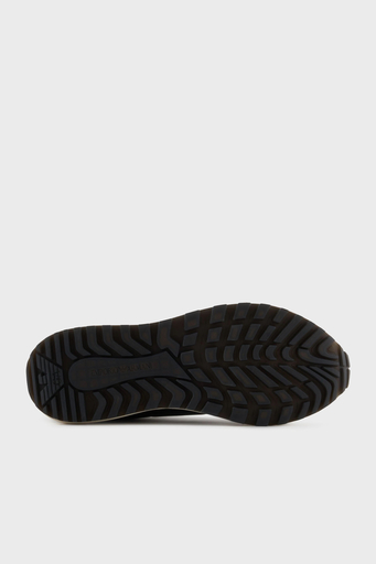 Emporio Armani Logolu Hakiki Deri Sneaker Erkek Ayakkabı X4X684 XR323 00002 SİYAH - 6