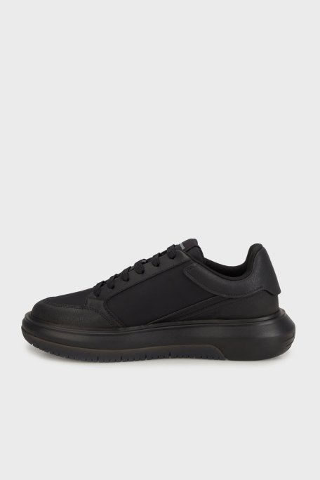 Emporio Armani Logolu Kalın Taban Sneaker Erkek Ayakkabı X4X633 XR325 K001 SİYAH - 3