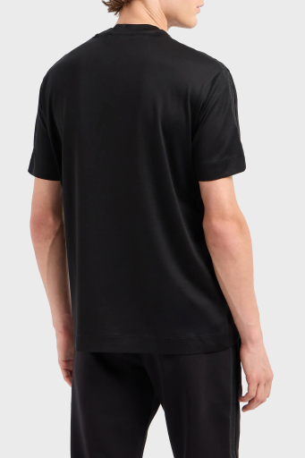 Emporio Armani Logolu Pamuklu Regular Fit Bisiklet Yaka Erkek T Shirt 6D1TD6 1JOSZ 0999 SİYAH - 7