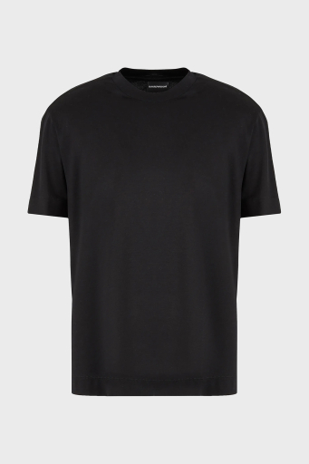 Emporio Armani Logolu Pamuklu Regular Fit Bisiklet Yaka Erkek T Shirt 6D1TD6 1JOSZ 0999 SİYAH - 10