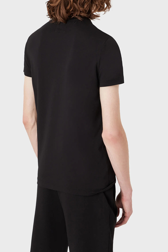 Emporio Armani Logolu Regular Fit Bisiklet Yaka % 100 Pamuk Erkek T Shirt 8N1TQ6 1JRGZ 0999 SİYAH - 3