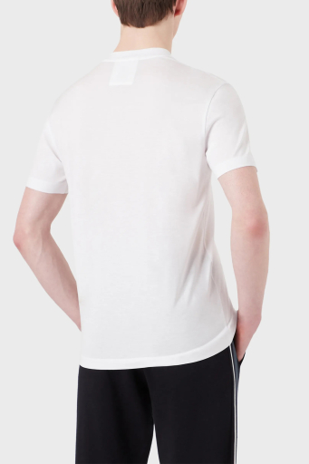 Emporio Armani Logolu Regular Fit Bisiklet Yaka Pamuklu Erkek T Shirt 8N1TD8 1JUVZ 0100 BEYAZ - 6