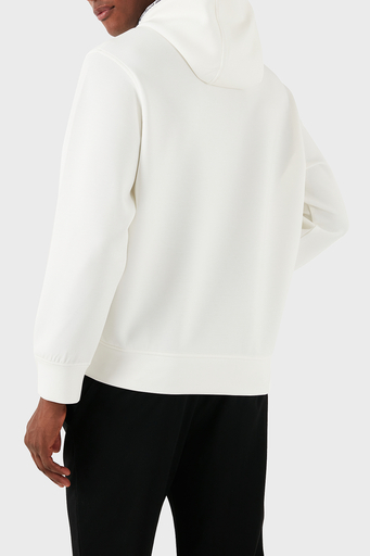 Emporio Armani Logolu Regular Fit Kapüşonlu Erkek Sweat 6D1M99 1JRRZ 0101 BEYAZ - 7