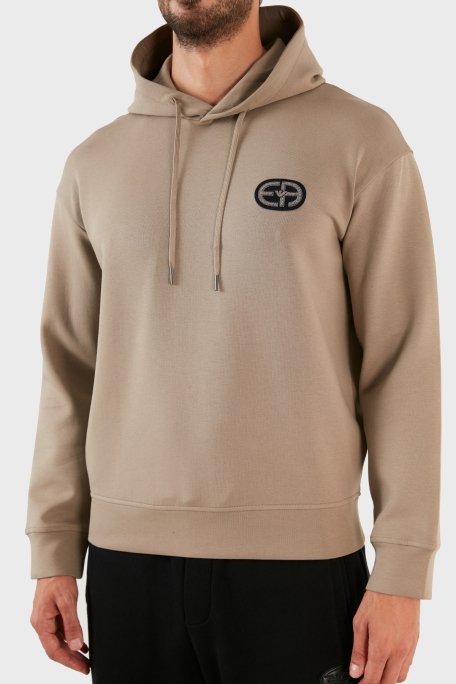 Emporio Armani Logolu Regular Fit Kapüşonlu Pamuklu Erkek Sweat 6L1M84 1JHSZ 0137 AÇIK YEŞİL - 12