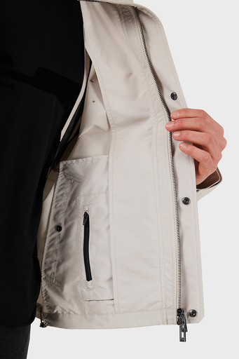 Emporio Armani Logolu Regular Fit Taşınabilir Askılı Çıkarılabilir Kapüşonlu Erkek Mont EM001278 AF13770 U1098 GRİ - 7