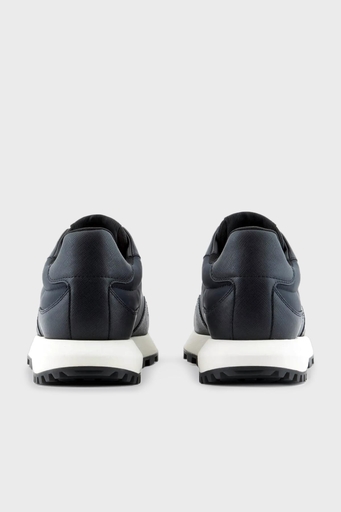 Emporio Armani Logolu Sneaker Erkek Ayakkabı X4X630 XN877 N151 LACİVERT - 4