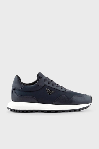 Emporio Armani Logolu Sneaker Erkek Ayakkabı X4X630 XN877 N151 LACİVERT - 7