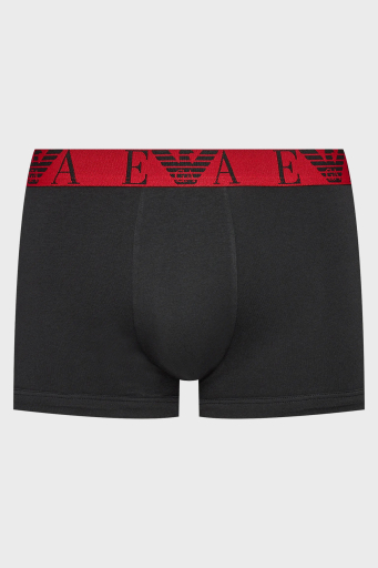 Emporio Armani Logolu Streç Pamuklu Erkek Boxer 111357 4F715 38121 SİYAH - 6