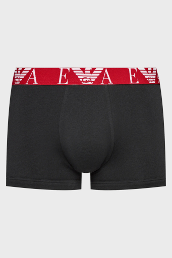 Emporio Armani Logolu Streç Pamuklu Erkek Boxer 111357 4F715 38121 SİYAH - 13