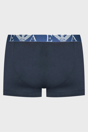 Emporio Armani Logolu Streç Pamuklu Erkek Boxer 111357 4F715 64135 Lila-Kırmızı-Lacivert - 3