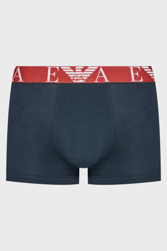 Emporio Armani Logolu Streç Pamuklu Erkek Boxer 111357 4F715 64135 Lila-Kırmızı-Lacivert - 5