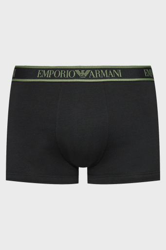 Emporio Armani Logolu Streç Pamuklu Erkek Boxer 111357 4F717 21320 SİYAH - 5