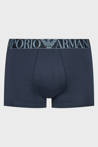 Emporio Armani Logolu Streç Pamuklu Erkek Boxer 111357 4F726 64135 Mavi-Mürdüm-Haki - 6