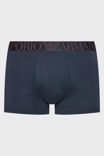 Emporio Armani Logolu Streç Pamuklu Erkek Boxer 111357 4F726 64135 Mavi-Mürdüm-Haki - 7