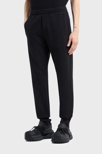 Emporio Armani Logolu Streç Pamuklu Regular Fit Jogger Spor Erkek Pantolon 6D1PK3 1JHSZ 0999 SİYAH - 1