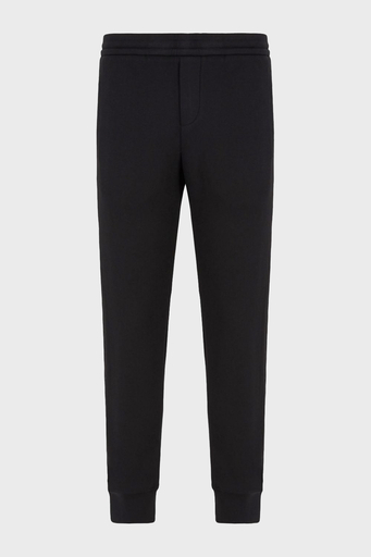 Emporio Armani Logolu Streç Pamuklu Regular Fit Jogger Spor Erkek Pantolon 6D1PK3 1JHSZ 0999 SİYAH - 4