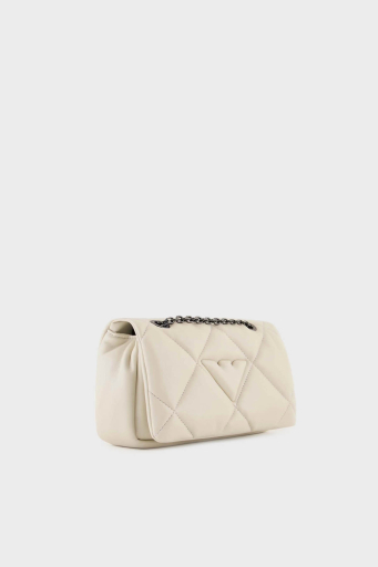 Emporio Armani Logolu Zincir Askılı Bayan Çanta Y3C041 YWJ8I 80011 BEYAZ - 6
