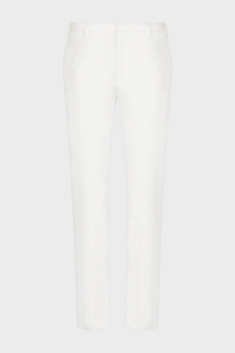 Emporio Armani Erkek Pantolon 3R1PF4 1NSEZ 0101 BEYAZ - 4