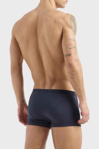 Emporio Armani Organik Pamuklu Esnek 3 Pack Erkek Boxer 111357 4R726 05837 Mavi-Kırmızı-Lacivert - 3