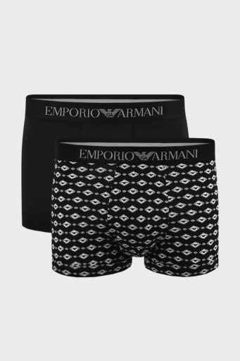 Emporio Armani Pamuklu 2 Pack Erkek Boxer 111210 4R504 33121 SİYAH - 1