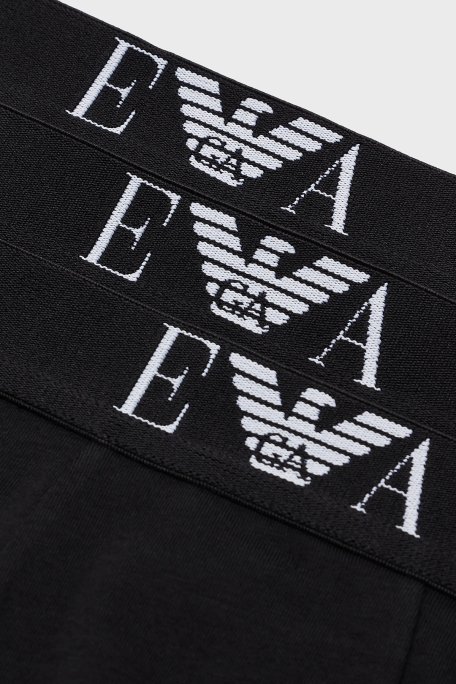 Emporio Armani Pamuklu 3 Pack Erkek Boxer 111357 CC715 21320 SİYAH - 3