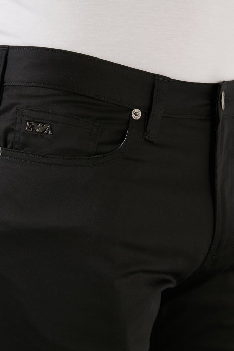 Emporio Armani Pamuklu Cepli Regular Fit Erkek Short 8N1PA6 1NJ7Z 0999 SİYAH - 5