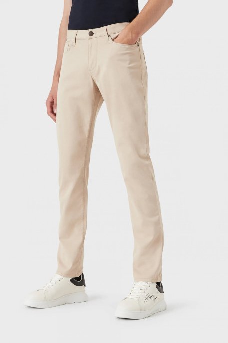 Emporio Armani Pamuklu Cepli Slim Fit Jeans Erkek Kot Pantolon 8N1J06 1GN0Z 0142 AÇIK BEJ - 6