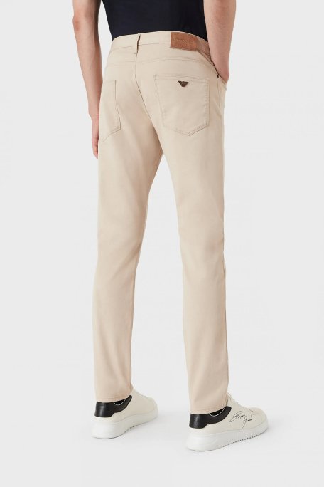 Emporio Armani Pamuklu Cepli Slim Fit Jeans Erkek Kot Pantolon 8N1J06 1GN0Z 0142 AÇIK BEJ - 7