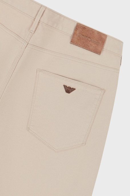 Emporio Armani Pamuklu Cepli Slim Fit Jeans Erkek Kot Pantolon 8N1J06 1GN0Z 0142 AÇIK BEJ - 9