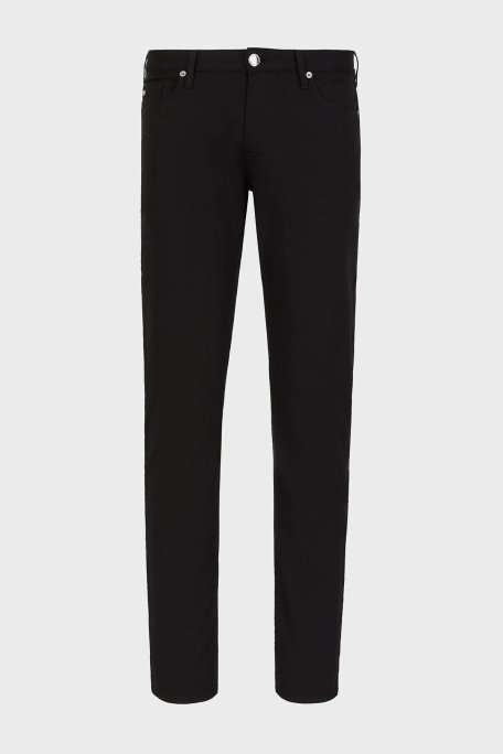 Emporio Armani J06 Pamuklu Düşük Bel Slim Fit Jeans Erkek Kot Pantolon 8N1J06 1GN0Z 0999 SİYAH - 6