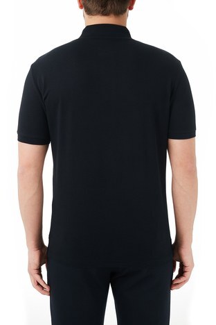 Emporio Armani - Emporio Armani Pamuklu Düğmeli T Shirt Erkek Polo 3K1FA6 1JPTZ 0920 LACİVERT (1)