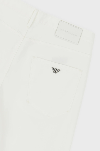 Emporio Armani Pamuklu Düşük Bel Slim Fit J06 Jeans Erkek Kot Pantolon 8N1J06 1GN0Z 0101 BEYAZ - 5