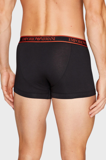 Emporio Armani Pamuklu Esnek 3 Pack Erkek Boxer 111357 3F717 29821 SİYAH - 11