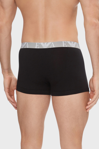 Emporio Armani Pamuklu Esnek 3 Pack Erkek Boxer 111357 4R715 35321 SİYAH-GRİ - 6