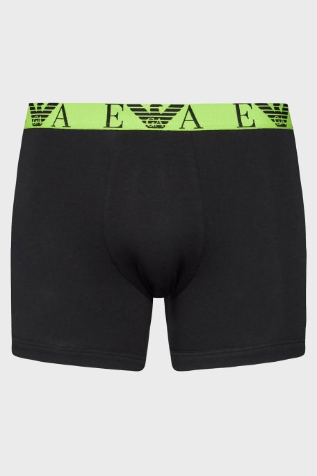Emporio Armani Pamuklu Esnek 3 Pack Erkek Boxer 111473 3F715 73320 SİYAH - 5