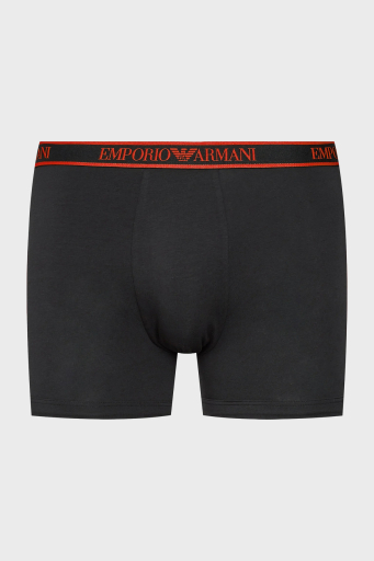 Emporio Armani Pamuklu Esnek 3 Pack Erkek Boxer 111473 3F717 29821 SİYAH - 4