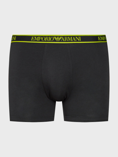 Emporio Armani Pamuklu Esnek 3 Pack Erkek Boxer 111473 3F717 29821 SİYAH - 5