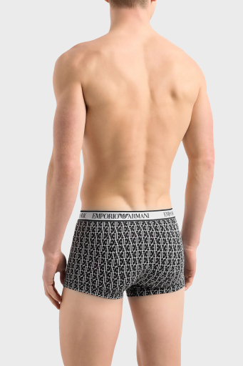 Emporio Armani Pamuklu Esnek 3 Pack Erkek Boxer 112130 4R717 35421 SİYAH - 7