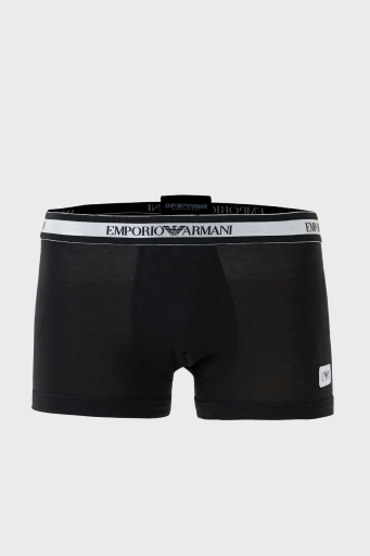 Emporio Armani Pamuklu Esnek Erkek Boxer 111389 3F512 00020 SİYAH - 1